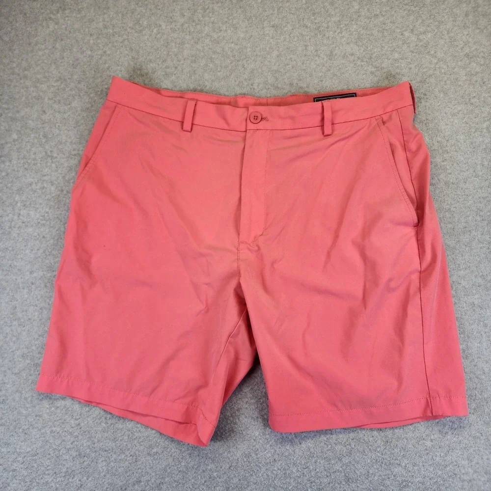 Vineyard Vines Performance Breaker Shorts Mens 38 Pink Stretch Chino